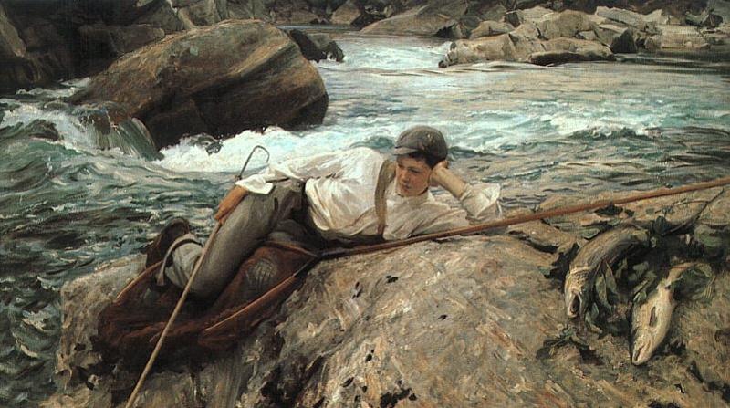 On His Holidays, John Singer Sargent